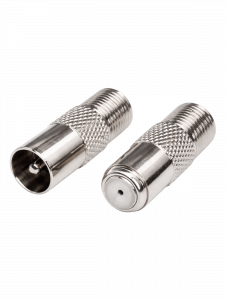 Орбита OT-AVT10 переходник гнездо F- штекер антен.(УПАКОВКА 100шт)